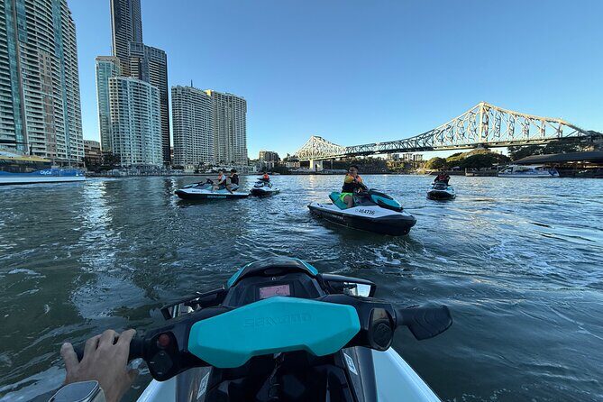 2 Hour Brisbane River Jetski Adventure - Riverscape variety: mansions, tropical edges, and skyline “oh wow” moments