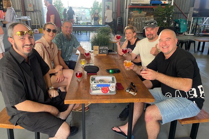 Brisbane Brewery Full Day Tour with Lunch - Future Magic Brewing Co.: a tasting paddle and craft-beer know-how