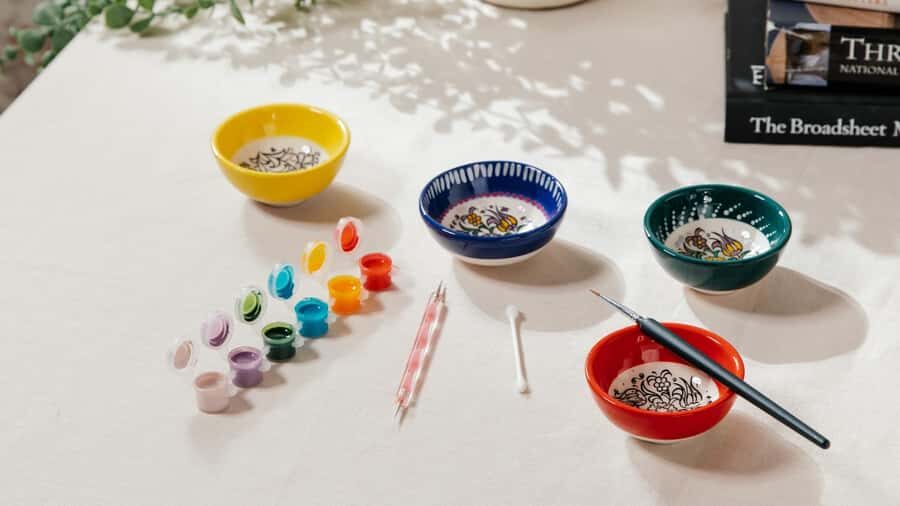 Brisbane: Ceramic Plates & Bowls Paint and Sip Classes - The ceramic you’ll paint: bowls vs plates and why it matters