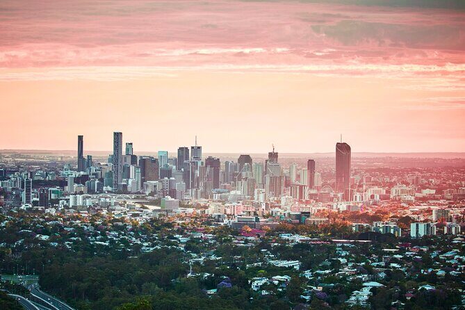 Brisbane City - Private Helicopter Sunset Flight - 25min - When Brisbane CBD airspace changes your route