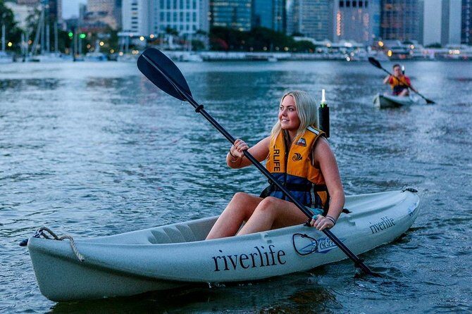 Brisbane City Twilight Kayak - Meeting at Riverlife (Kangaroo Point) and getting geared up