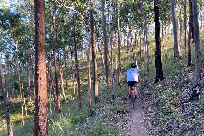 Brisbane Electric Mountain Bike Experience Tour - Ben Forbes coaching style: practical MTB skills, not fluff