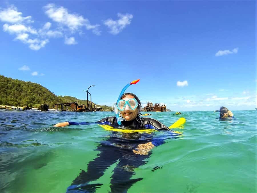 Brisbane: Moreton Island Return Ferry & Adventure Day Pass - Tangalooma Island Resort access: pools and calm breaks