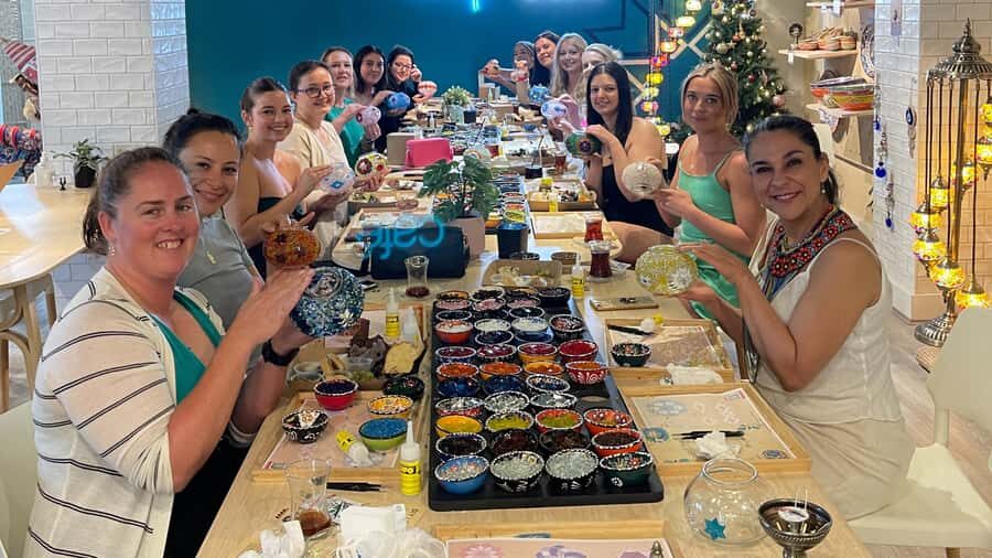 Brisbane: Mosaic Art Classes - Turkish Lamp Workshop - The 150-Minute Flow: From Design Choices to a Finished Lamp