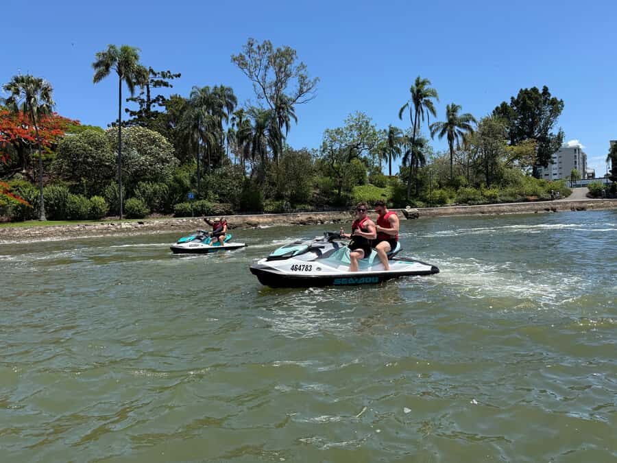 Brisbane River Jet Ski Tour - Weather changes and mechanical hiccups: what to expect in real life