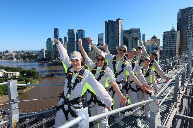 Brisbane Story Bridge Adventure Climb - Climbing the eastern side to the first high point
