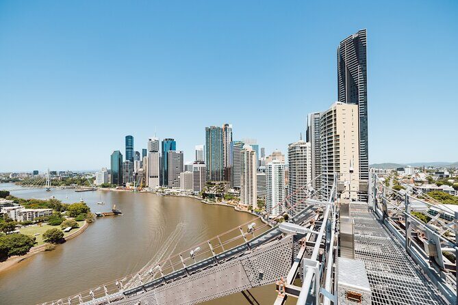 Brisbane Story Bridge Adventure Climb - The pre-climb routine: safety briefing, harness fitting, and breath testing