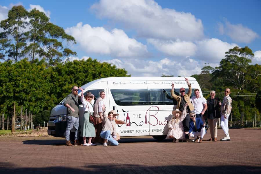 Brisbane: Tamborine Wine & Distillery Tour - Brisbane pickup and the air-conditioned mini bus ride