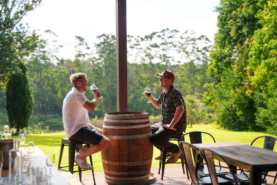 Brisbane: Tamborine Wine & Distillery Tour - Winery tastings: two stops where guided means you learn faster