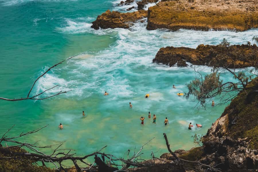 Brisbane to North Stradbroke Island Day: Wildlife & Beaches - Amity Point sunset wildlife: calm views that close the loop
