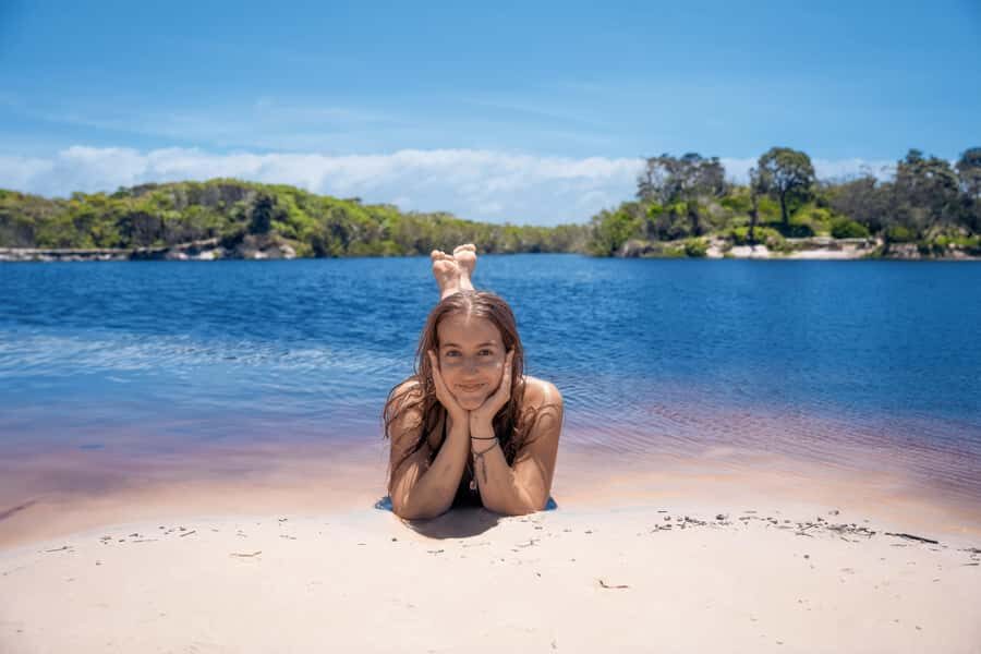 From Brisbane: Bribie Island Day Trip and 4x4 tour - The 22km 4WD beach tour: sand driving and real wildlife chances