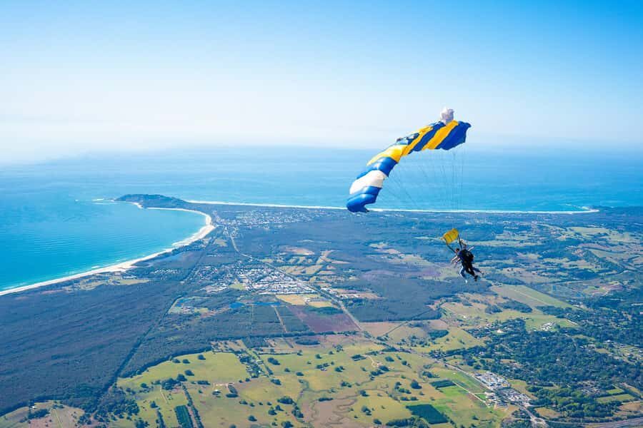 From Brisbane: Tandem Skydive Experience over Byron Bay - What you’re really paying for: the $268 value