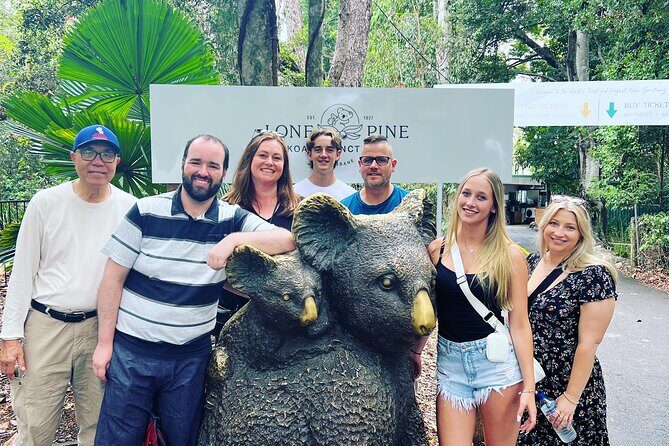Lone Pine, Brisbane Highlights and Lunch! - South Bank Parklands Stop: G20 Sign Photos and That Bougainvillea Arch