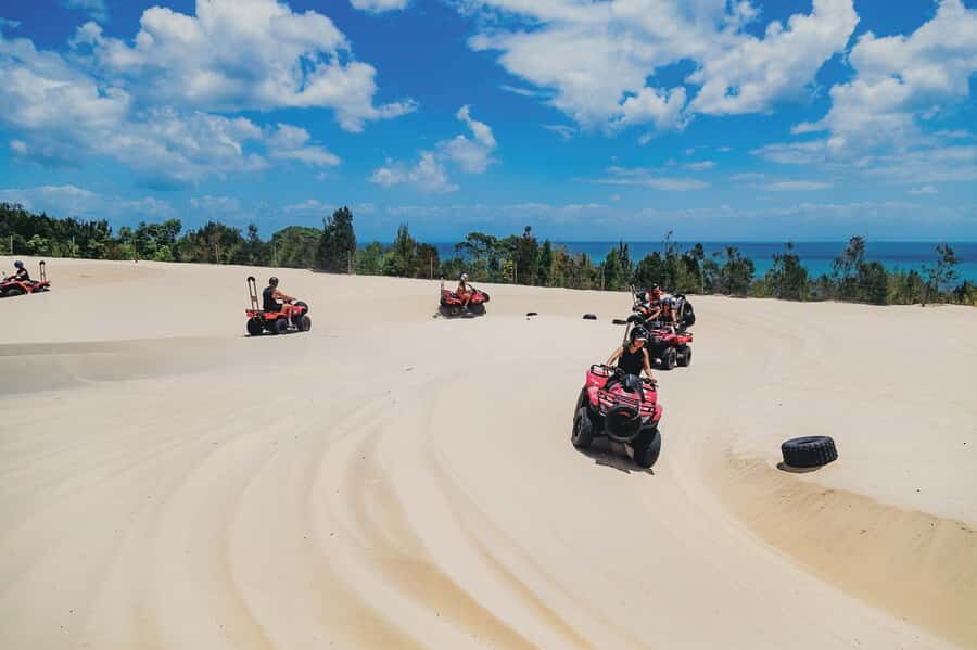 Moreton Island: Tangalooma ATV Quad Bike and Dolphin Viewing - Getting to Tangalooma: What the Brisbane cruise actually feels like