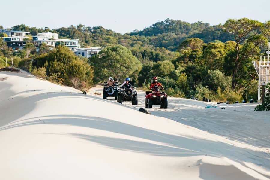 Moreton Island: Tangalooma Day Trip with ATV Quad Bike Tour - The ATV quad bike tour: controlled excitement on sand and bush tracks