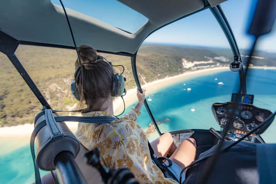 Moreton Island: Tangalooma Snorkel Tour with Helicopter Tour - Tangalooma Island Resort day pass: use the downtime