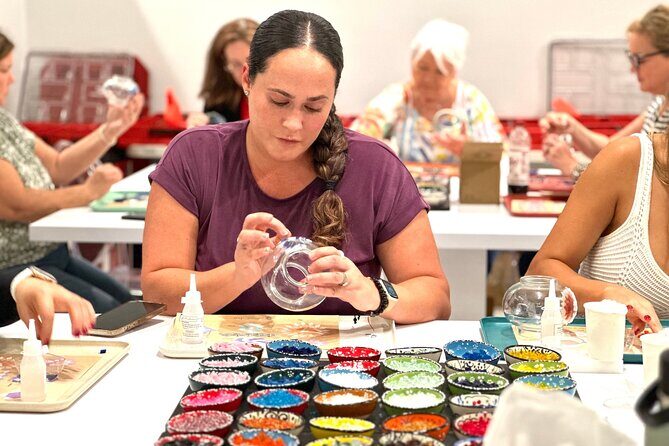 Mosaic Art Classes Brisbane: Turkish Lamp Workshop - Studio vibe and cultural touches: tea, cookies, and a slower pace