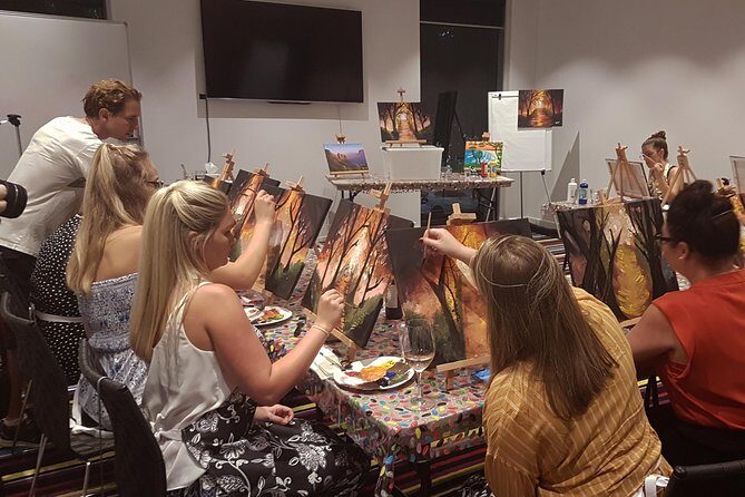 Paint and Sip BYO in Brisbane CBD Friday night - Key highlights at a glance