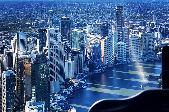 Private Brisbane City Helicopter Tour (Daytime Flight Experience) - The route over the city: Brisbane River to the CBD skyline