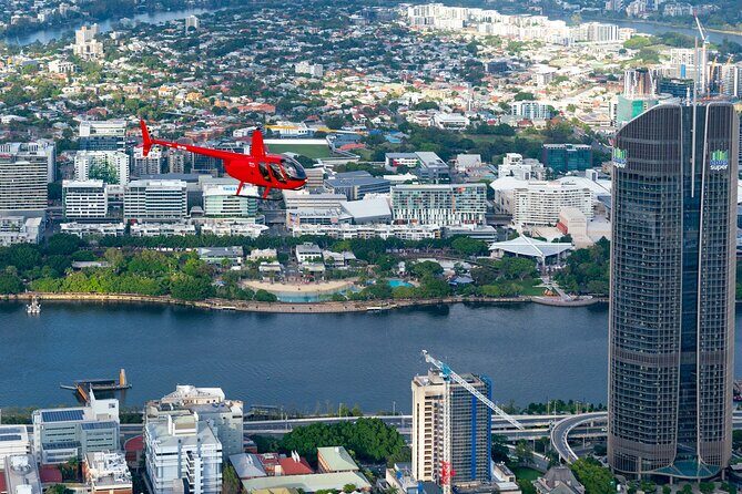 Private Helicopter Scenic Tour of Brisbane - 25min - East-to-west route over Brisbane: Mt Gravatt to Kangaroo Point cliffs