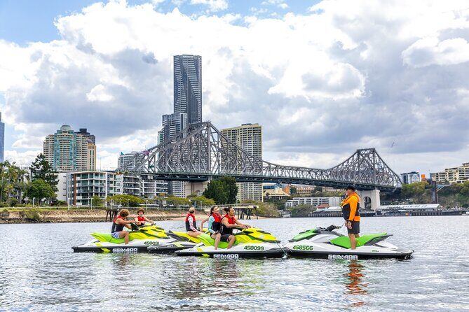 Sunset Jet Ski Tour on the Brisbane River - Learning fast: what the safety briefing is really for